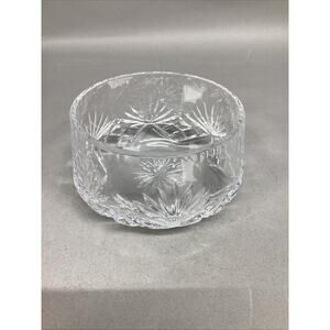 VTG ROGASKA Crystal Concave Bowl Richmond Pattern 5.25”Dx3.25”H - Signed